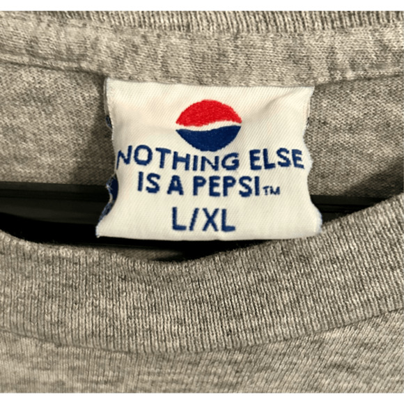 Vintage 90s Pepsi Generation Like Nothing Else T-shirt Gray L/XL Made In USA - Picture 4 of 8